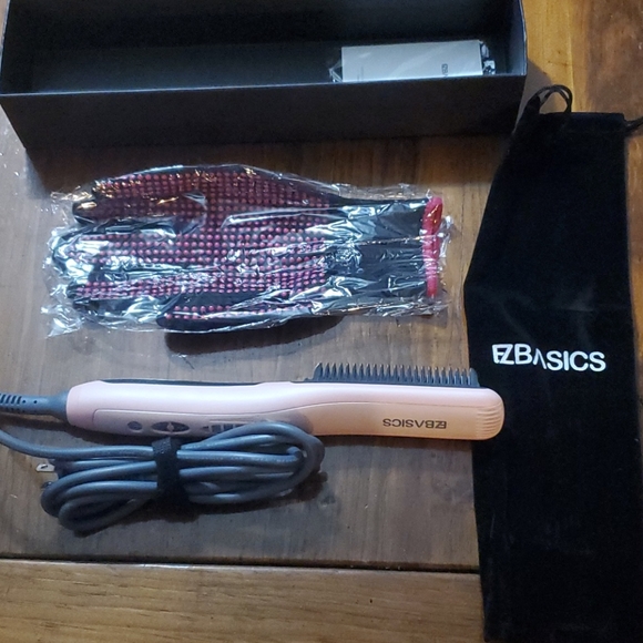 EZBASICS Hair Straightening Wand or Brush NIB - Picture 5 of 8